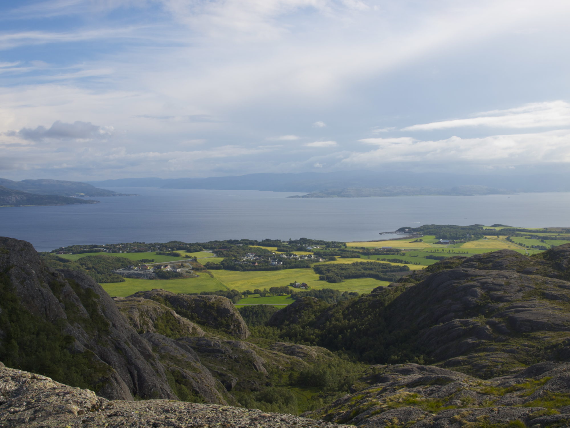 Utsikt mot Trondheimsfjorden